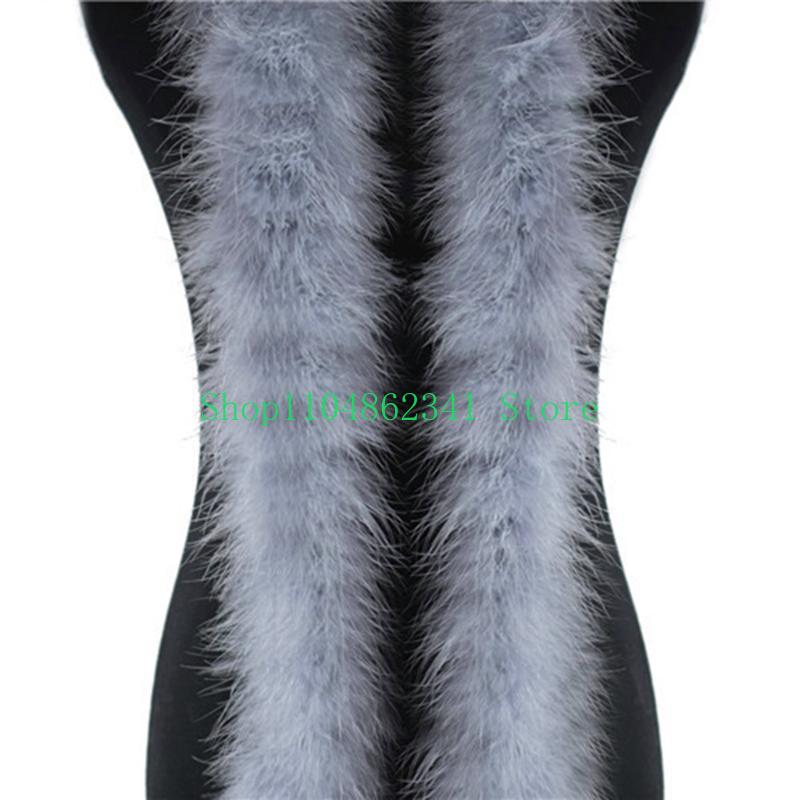Feather Trim Marabou - 2 Yard Kabarık Marabu Tüyü Boa,
