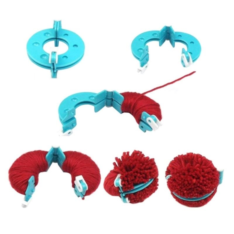 Pom Pom Maker Tool - L43A 4 Adet DIY Yün İplik