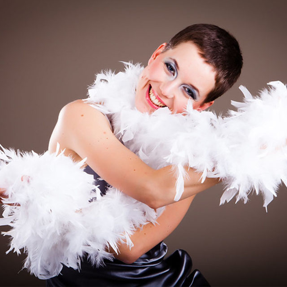 2 metre Kabarık Beyaz Tüy Boa  - Feather Trim Marabou incelemesi ve fiyatı