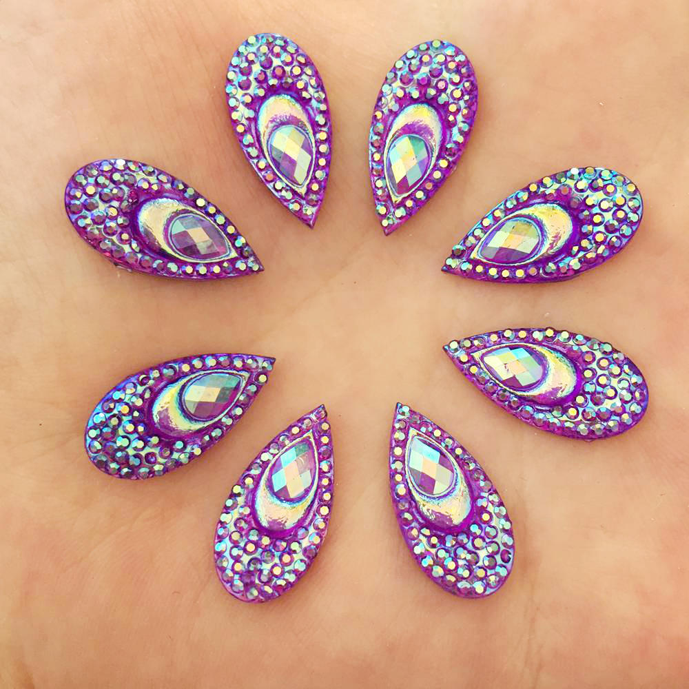 40 adet reçine 10*20mm gözyaşı - Embellishment Glue Craft incelemesi ve fiyatı