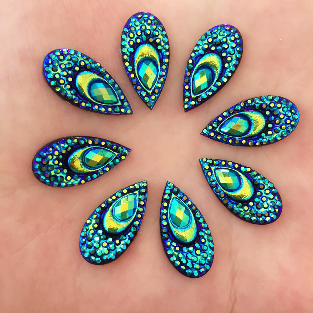40 adet reçine 10*20mm gözyaşı - Embellishment Glue Craft incelemesi ve fiyatı
