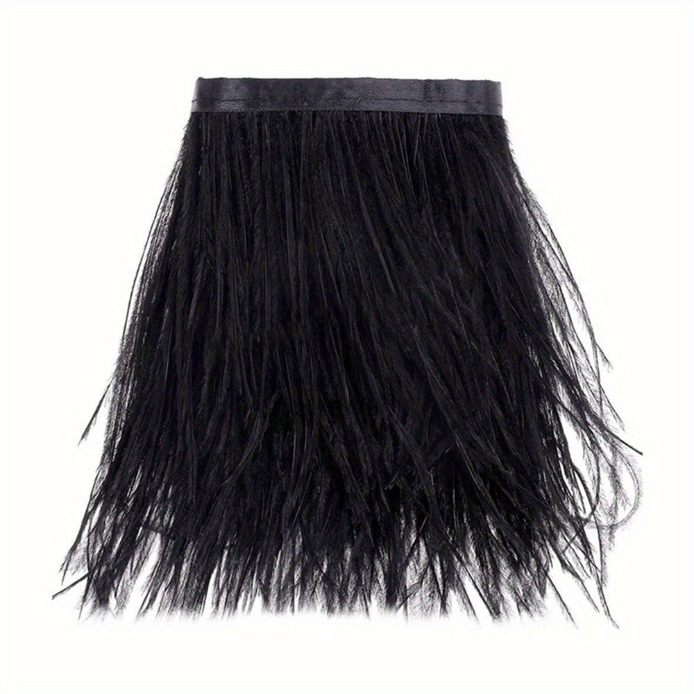 1 M 8-10 cm Siyah Devekuşu Tüy - Feather Trim Marabou incelemesi ve fiyatı