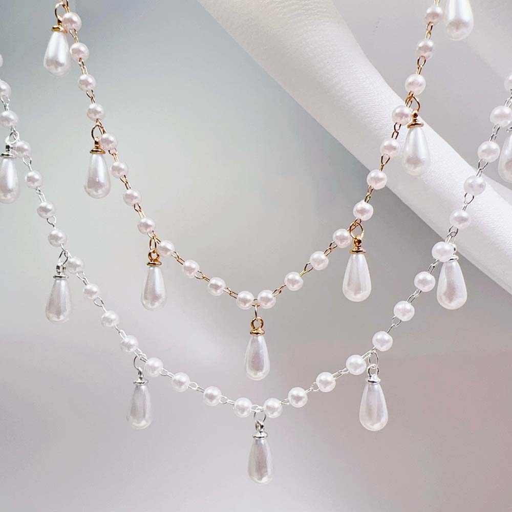 0.5M 1M İmitasyon İnci Su Daml - Pearl Trim Chain incelemesi ve fiyatı