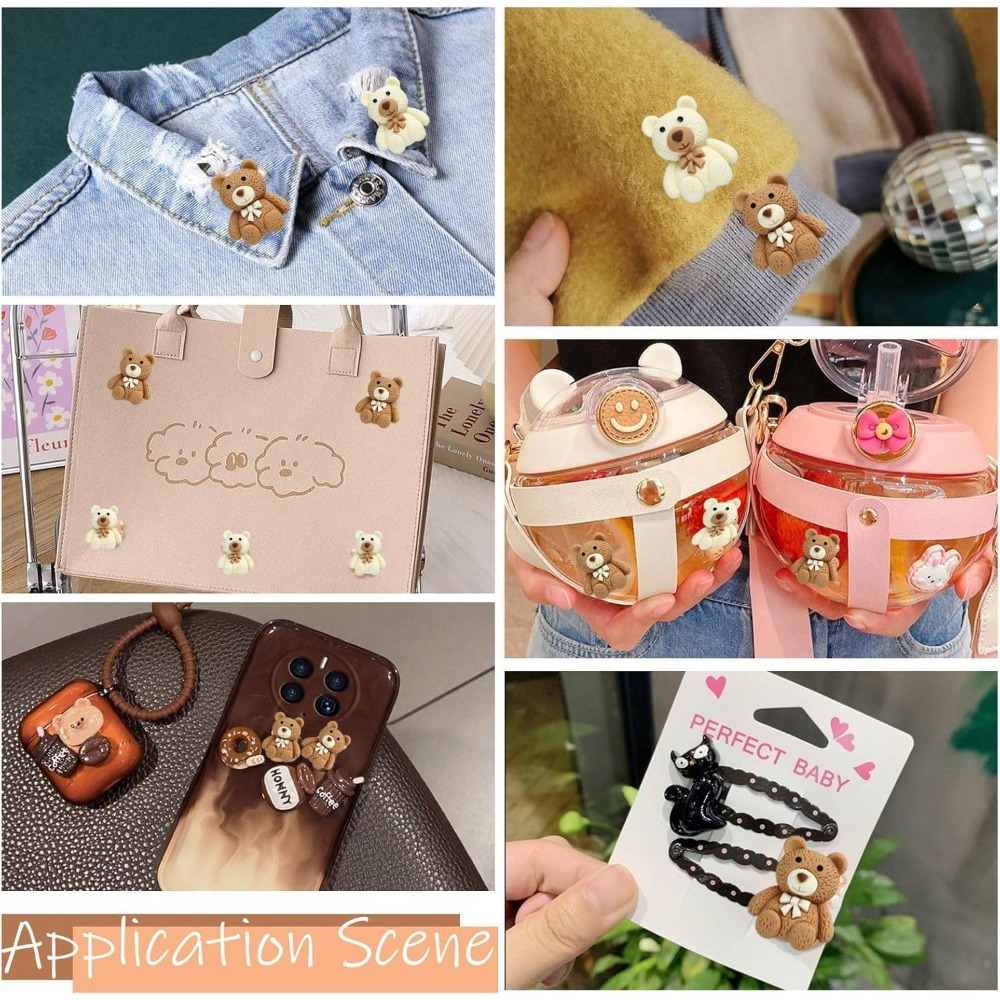 10-100 adet karikatür bej kahv - Embellishments For Scrapbooking incelemesi ve fiyatı