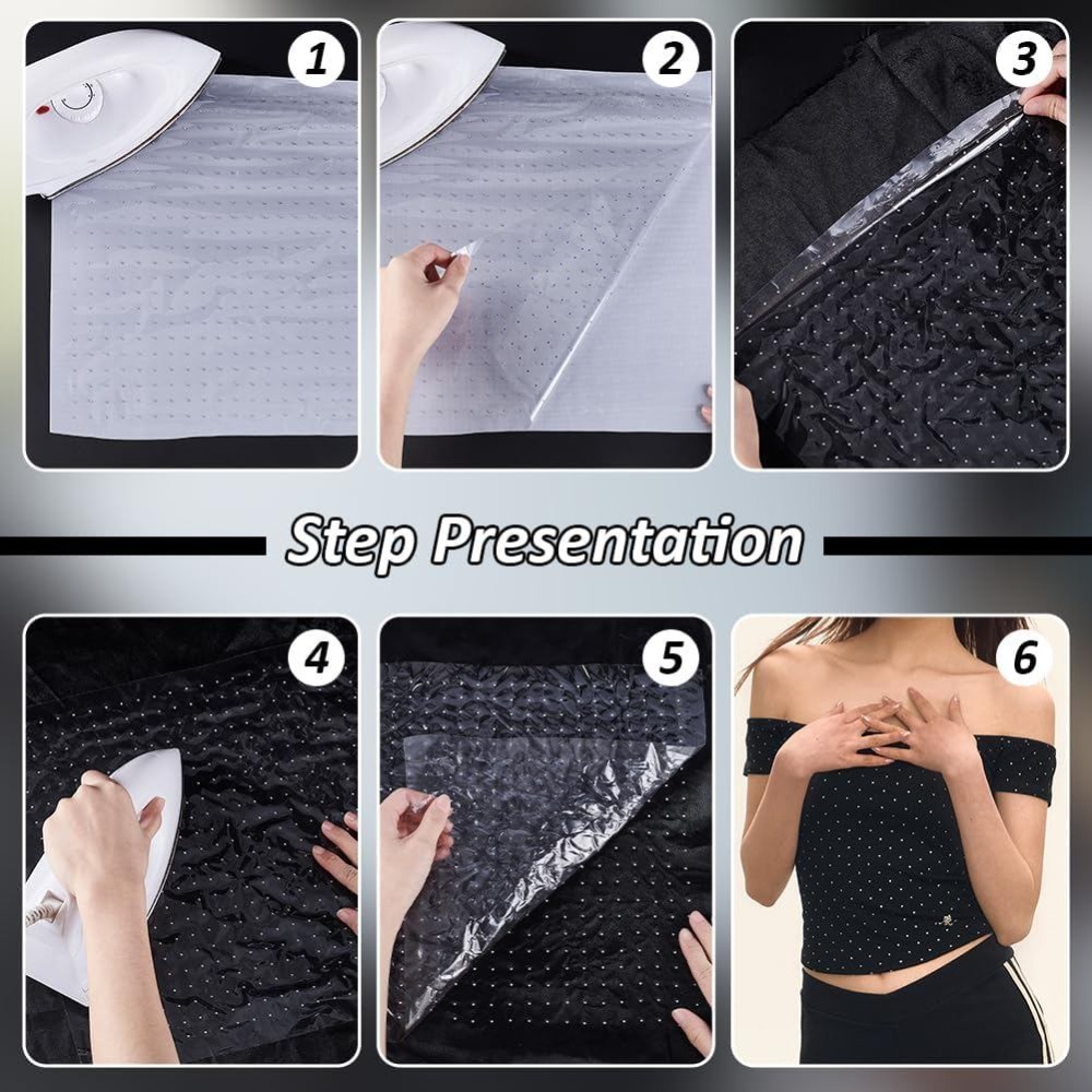 6 Yaprak Simli Sıcak Yapıştırm - Hotfix Rhinestone Sheet incelemesi ve fiyatı