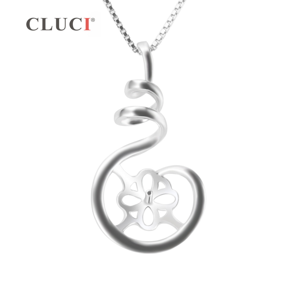 CLUCI 925 ayar gümüş kolye aya - Pearl Trim Chain incelemesi ve fiyatı