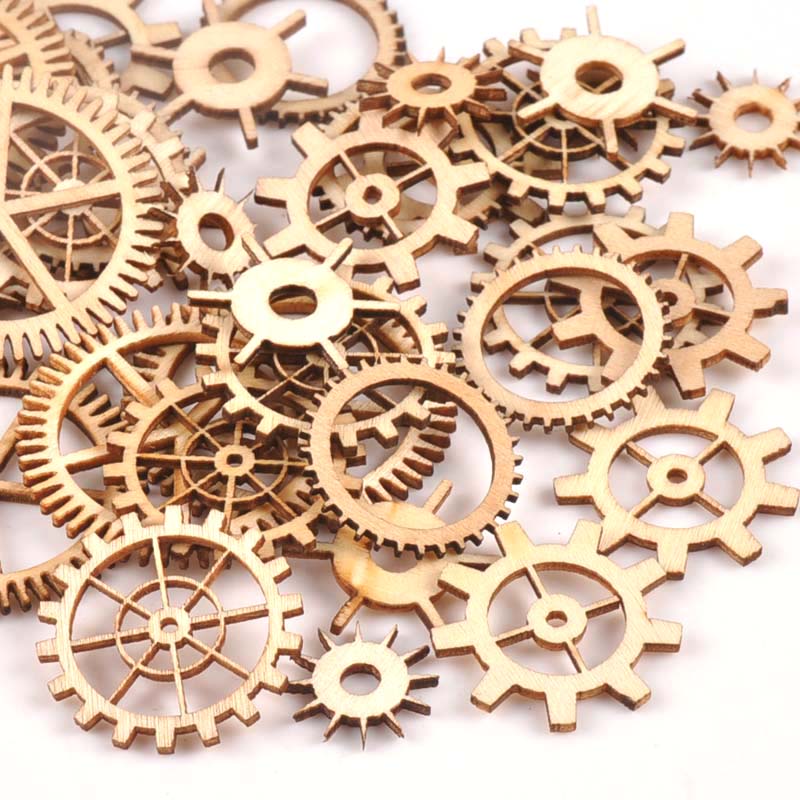 20-40mm 36 adet bitmemiş ahşap - Embellishments For Scrapbooking incelemesi ve fiyatı