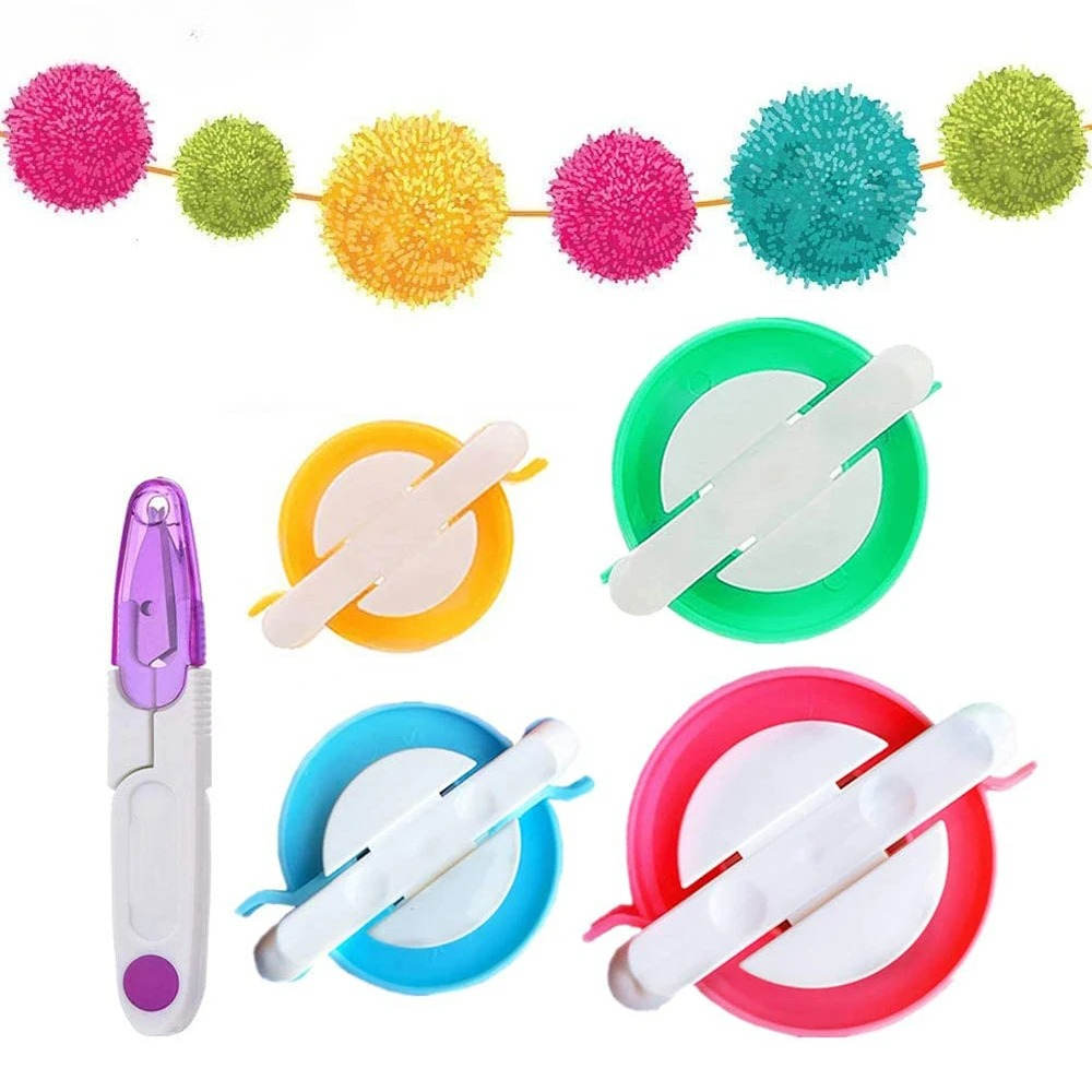 İplik Kesicili 4 Boyutlu Pom P - Pom Pom Maker Tool incelemesi ve fiyatı