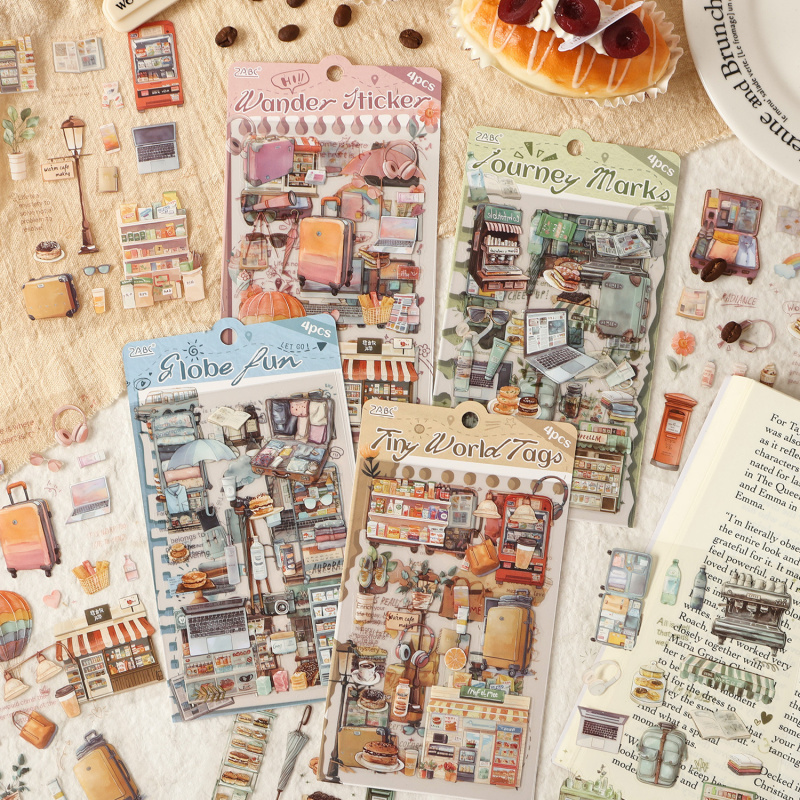 4 adet/paket Vintage Günlük Eş - Embellishments For Scrapbooking incelemesi ve fiyatı