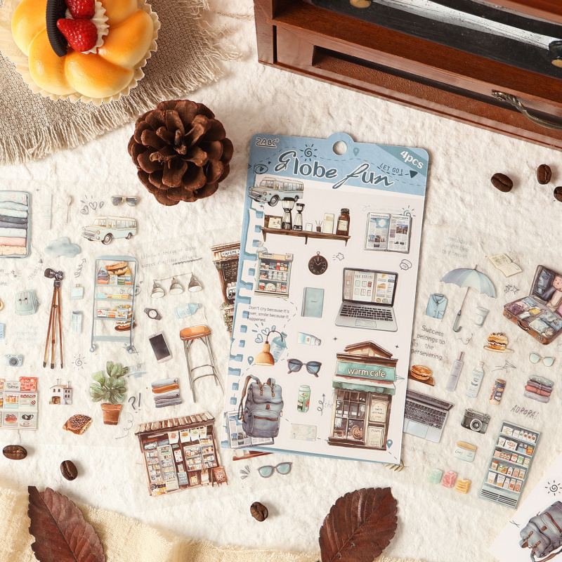 4 adet/paket Vintage Günlük Eş - Embellishments For Scrapbooking incelemesi ve fiyatı