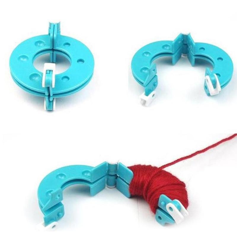 8 adet 4 boyutları plastik pon - Pom Pom Maker Tool incelemesi ve fiyatı