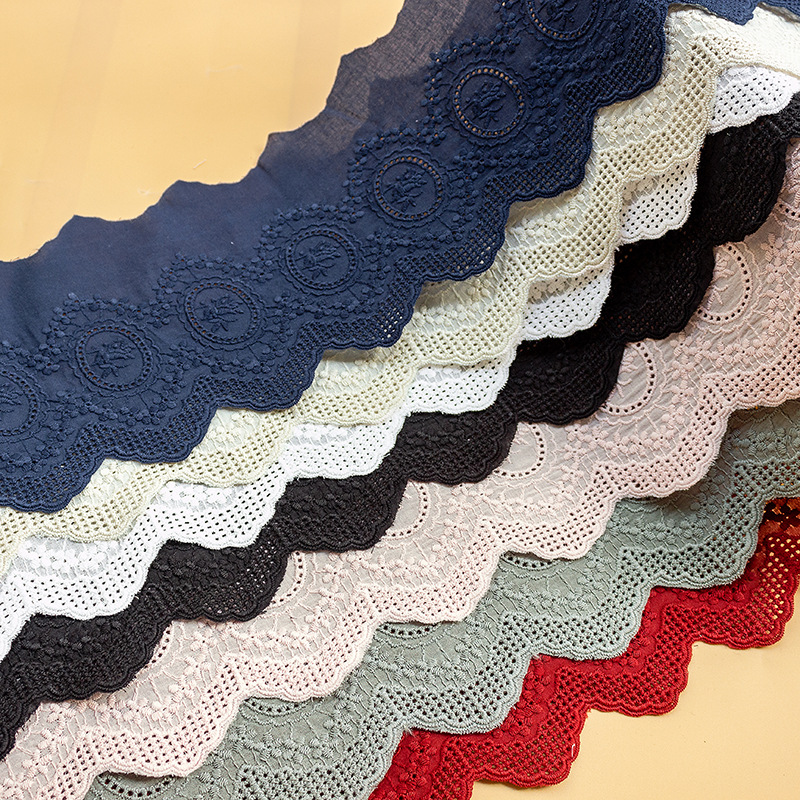 2 metre Renkli Pamuk Işlemeli  - Lace Ribbon Trim incelemesi ve fiyatı