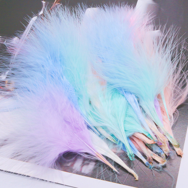 8-12cm renkli Plumas doğal tür - Feather Trim Marabou incelemesi ve fiyatı