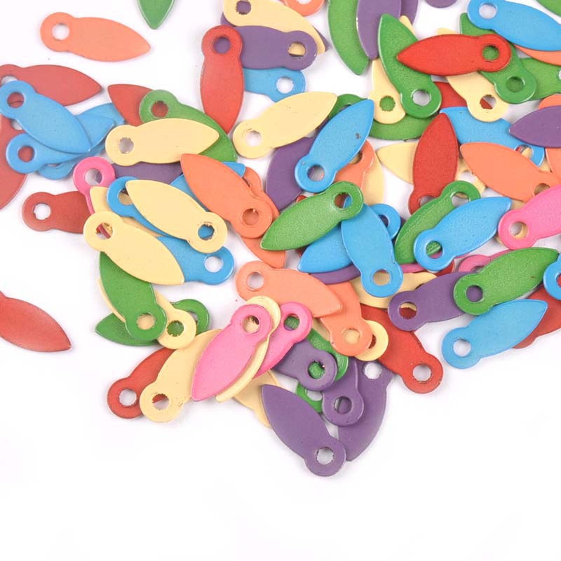 100 Adet Çok Renkli Brads Kara - Embellishments For Scrapbooking incelemesi ve fiyatı