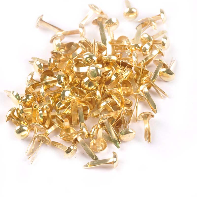 100 Adet Mix Yuvarlak Brads Gü - Embellishments For Scrapbooking incelemesi ve fiyatı