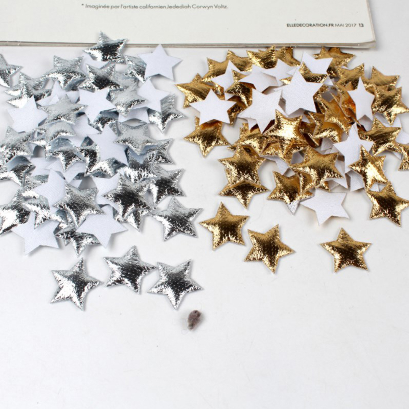 100 adet altın/gümüş yıldız no - Embellishments For Scrapbooking incelemesi ve fiyatı